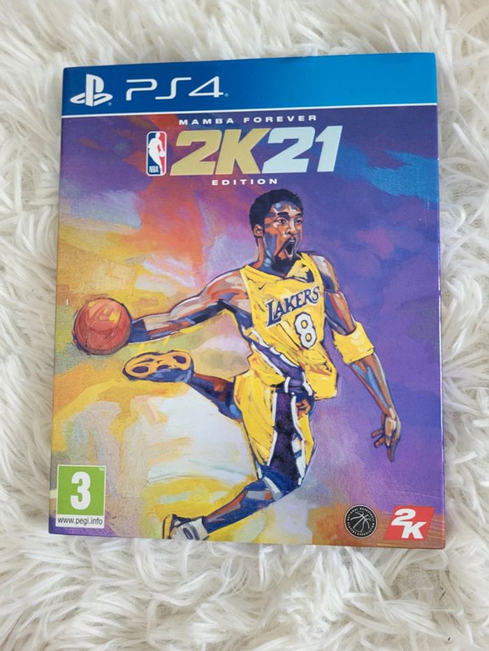 Jeu NBA basket 2021 mamba édition ps4 (Kobe Bryant)
