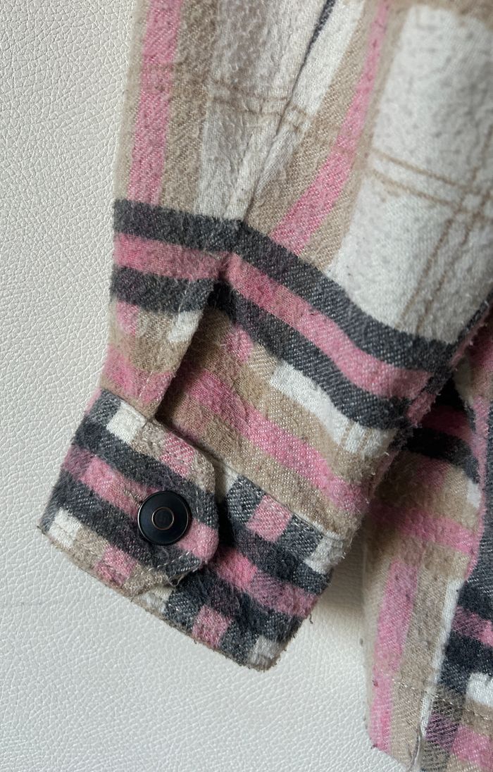 veste surchemise à carreaux - photo numéro 4