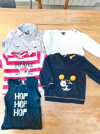 Lot vêtements garçon 9 mois