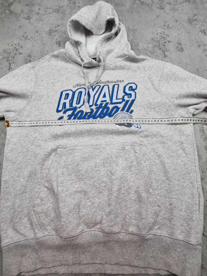 Pull à capuche universitaire Royals Football – Taille M Hommes - photo numéro 8