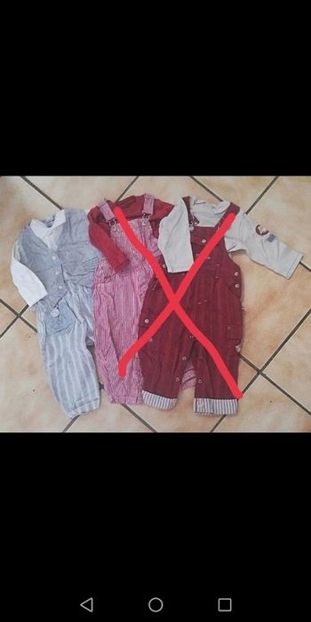 ensemble gris 18 mois