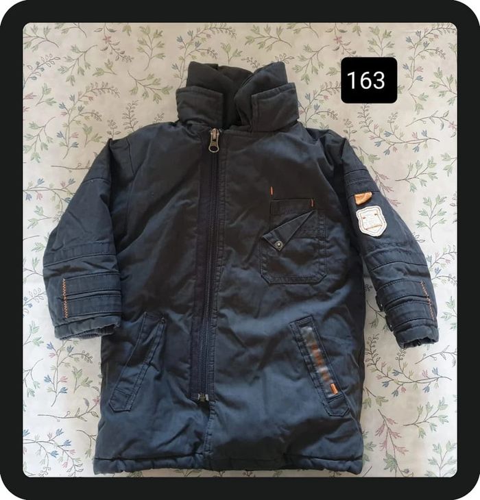 manteau garçon gris/orange Timberland 18 mois