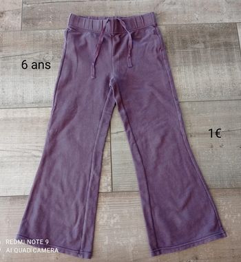 Pantalon de sport 6 ans fille