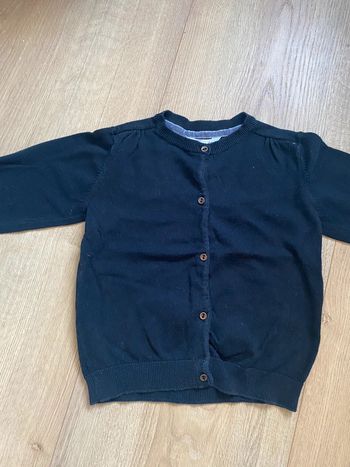 Gilet noir fille 3 ans