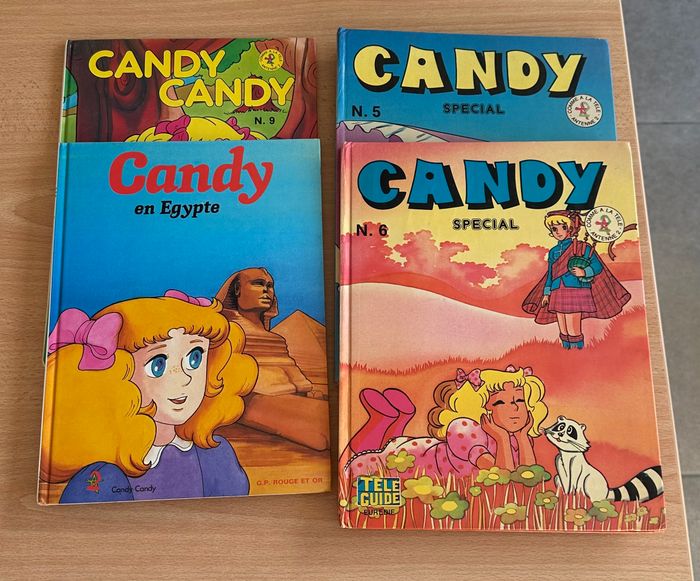 Lot de 4 livres Candy