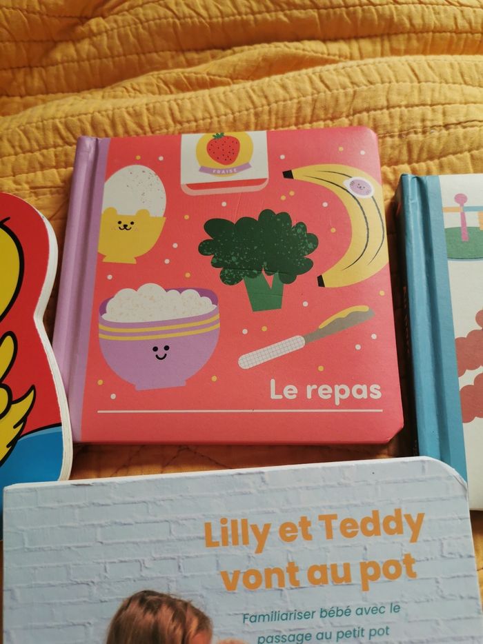 Lot de 4 livres cartonnes enfant - photo numéro 2