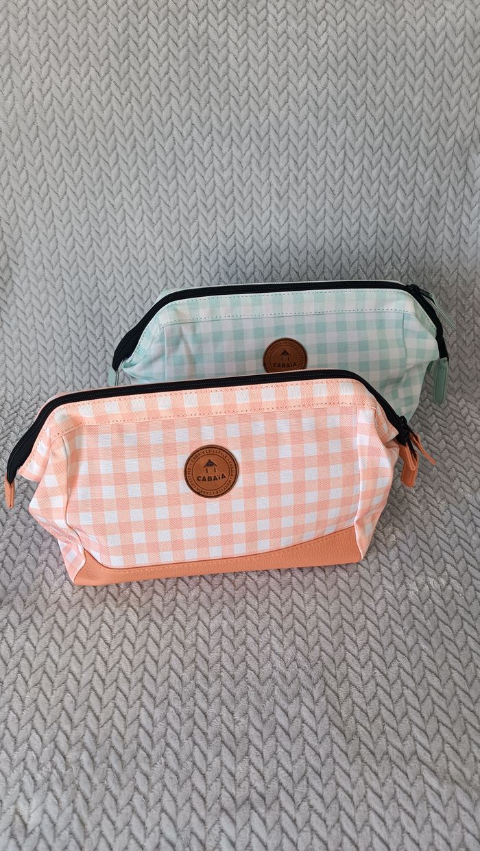 Trousse de toilette Cabaia vichy Rose - photo numéro 7