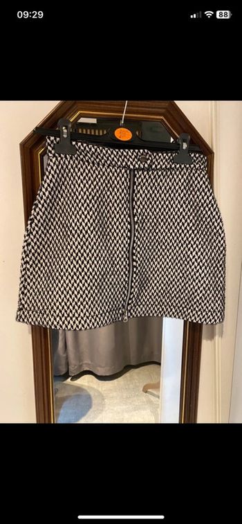 Jupe noire et blanche