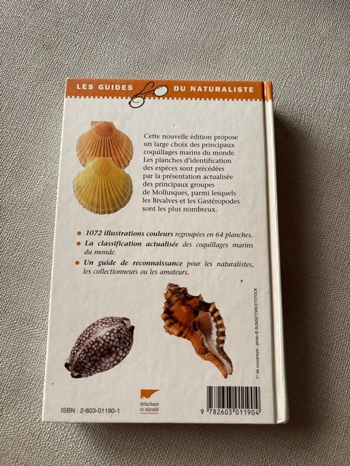 Livre Guide des coquillages marins – Lindner • Biologie marine • Identification - photo numéro 2