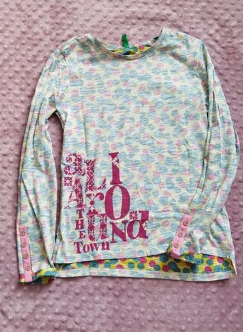 Tee-shirt manches longues réversible Benetton