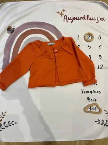 Veste à capuche Obaïbi bébé fille