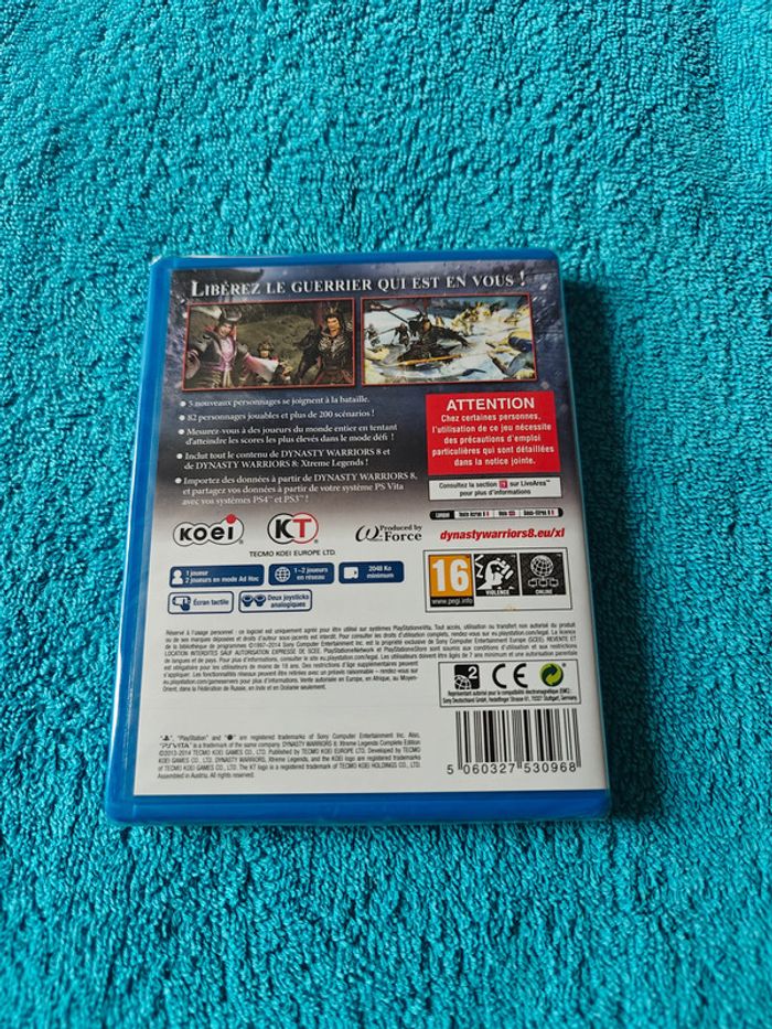 PsVita Dynasty warriors 8 xtreme legends sous blister - photo numéro 2