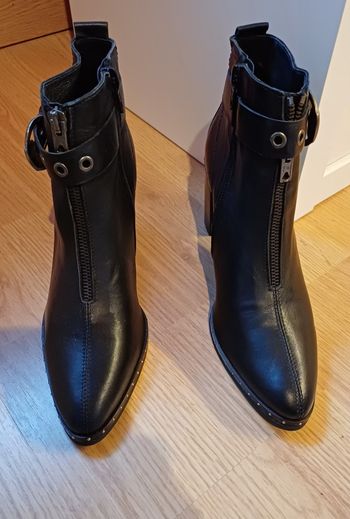 Bottines en cuir