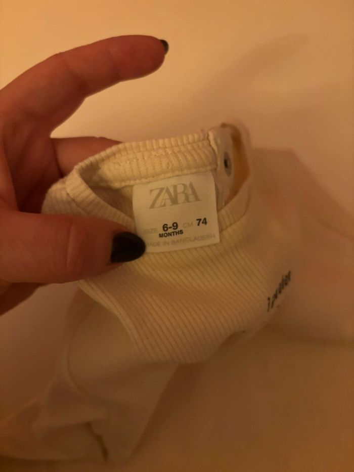 T-shirt ZARA I préfère colours 6-9m/74 - photo numéro 5