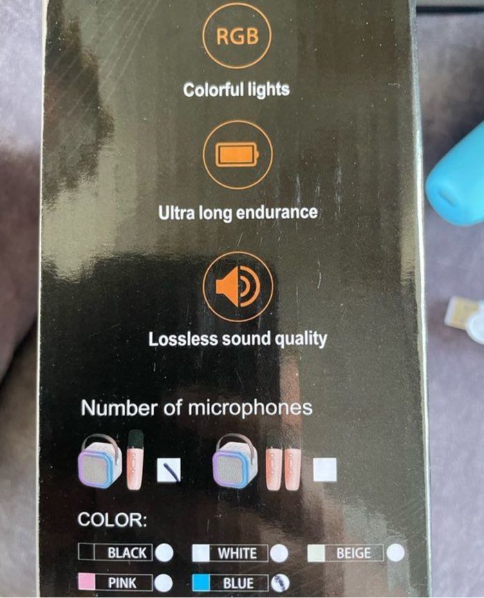Microphone avec enceinte Bluetooth neuf - photo numéro 4
