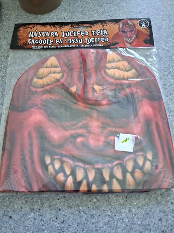 Masque halloween " fantôme " en tissu neuf