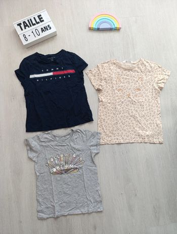Lot 3 t-shirts fille