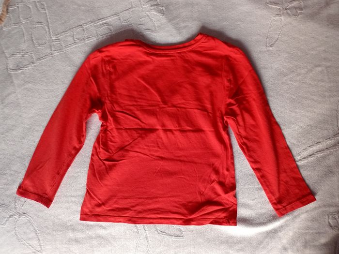 Tee-shirt manches longues rouge orange garçon 5 ans Primark - photo numéro 2