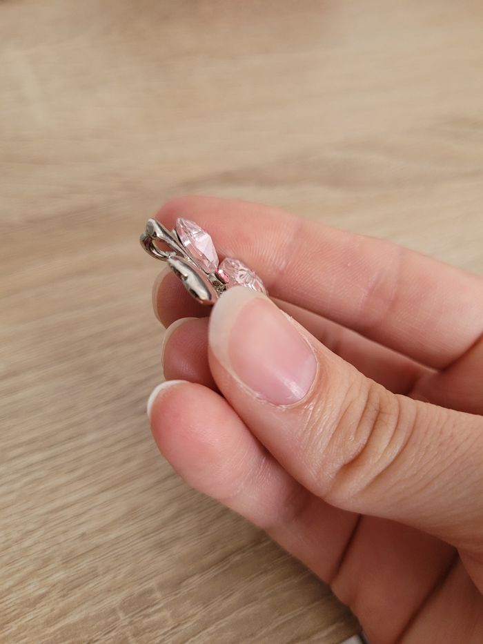 Médaillon pour collier trèfle 4 feuilles - photo numéro 3