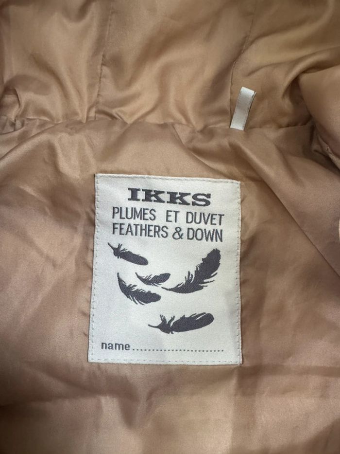 🌺Doudoune veste plumes et duvet capuche IKKS 24mois - photo numéro 3