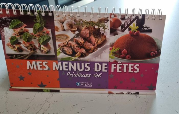 Livre chevalet Mes menus de fêtes - photo numéro 3