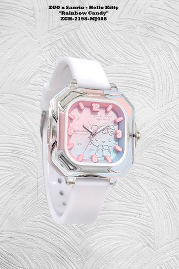 ZGO x Sanrio - Montre Quartz Hello Kitty - Rainbow Candy - Coffret Edition Limitée - Neuve