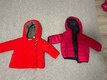 Lot de 2 manteaux fille 3 mois