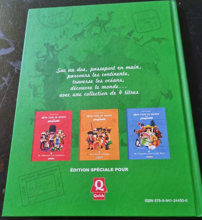 livre Mon tour du monde avec playmobile - photo numéro 2