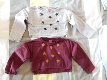 Pulls courts manches longues fille 5 ans