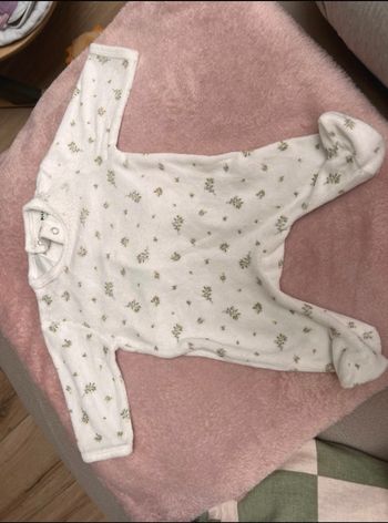 Pyjama velours 1 mois