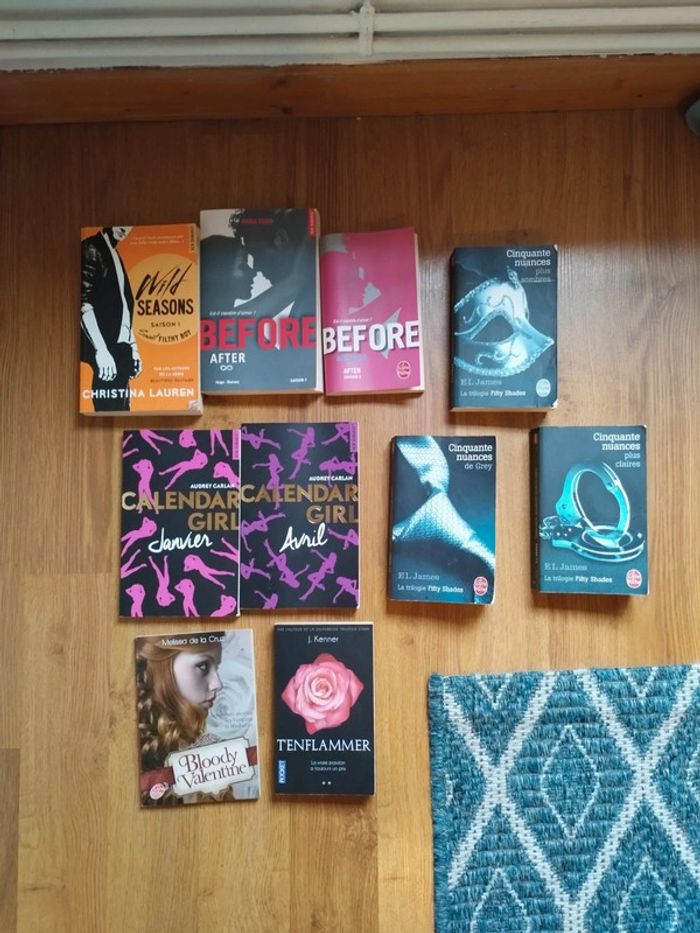 Lot de livres romance