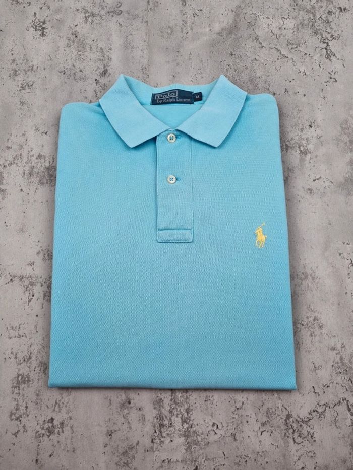 Polo manches courtes Ralph Lauren bleu ciel, M Hommes - photo numéro 2