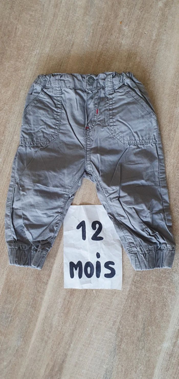 Pantalon 12mois garçon 74cm Obaïbi