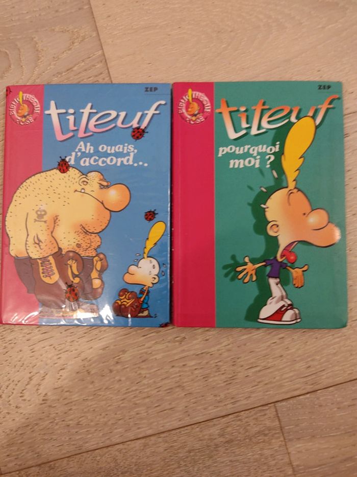 Lot de 2 livres Titeuf