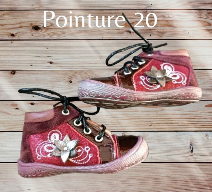 Bottines cuir Pat et Ripaton – Pointure 20