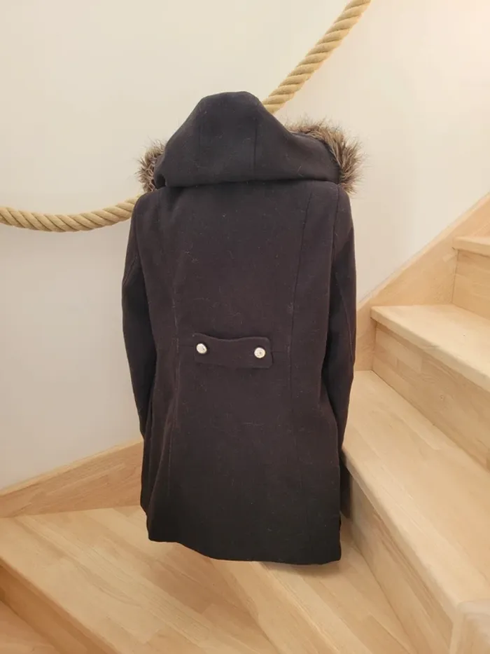 Manteau de grossesse avec fausse fourrure taille 40 - photo numéro 9