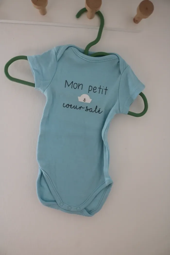 Lot bodies été garçon Boites à malices 3 mois - photo numéro 5