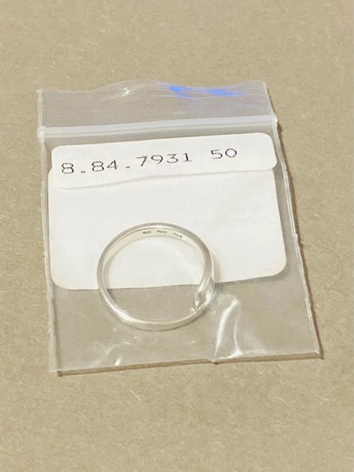 Bague Argent Zirconium Blanc Neuf - photo numéro 5