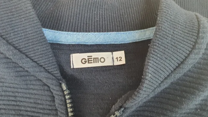Gilet garçon bleu marine taille 12 ans - photo numéro 5