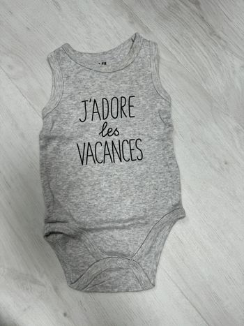 Body débardeur kiabi 6 mois