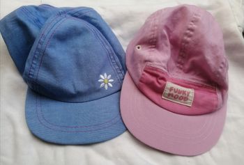 Lot de 2 casquettes fille