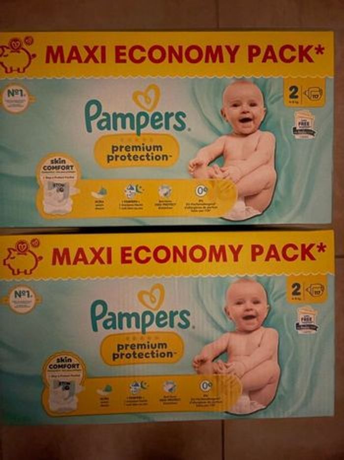Couches Pampers Premium Protection Taille 2 Neuf