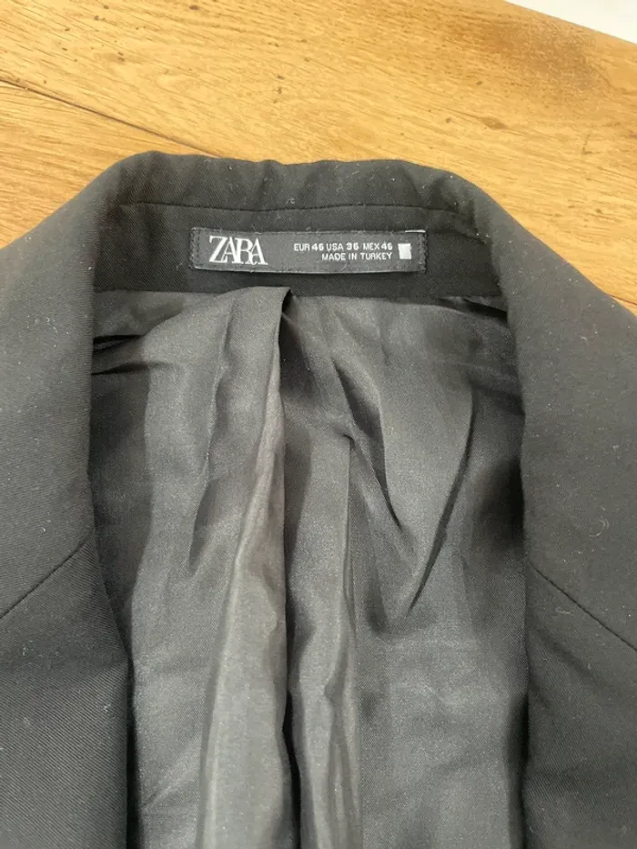 Blazer noir Zara homme - photo numéro 3
