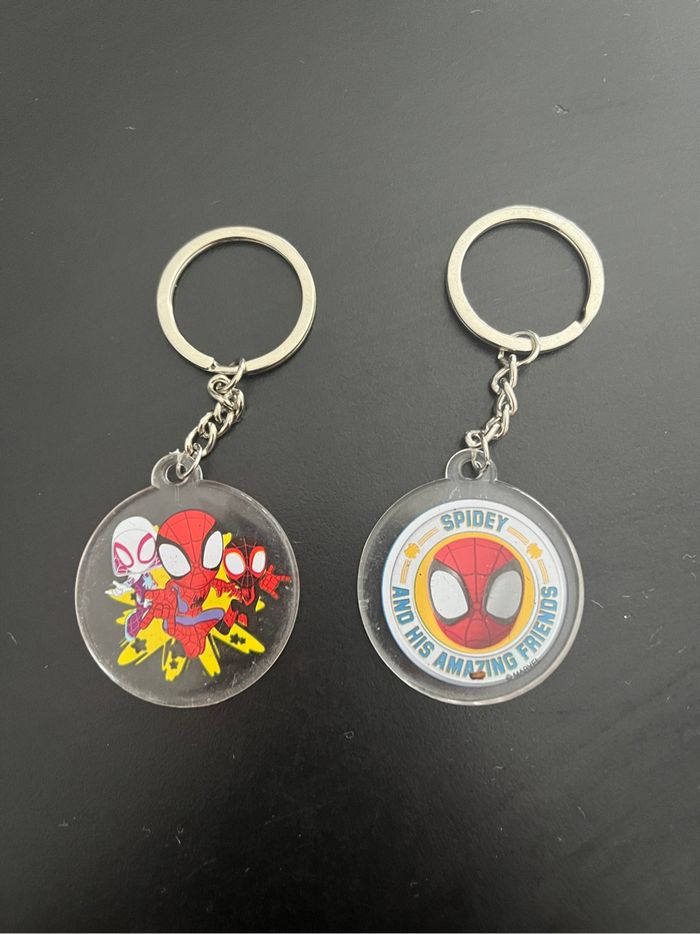 Lot de 2 porte clé spidey
