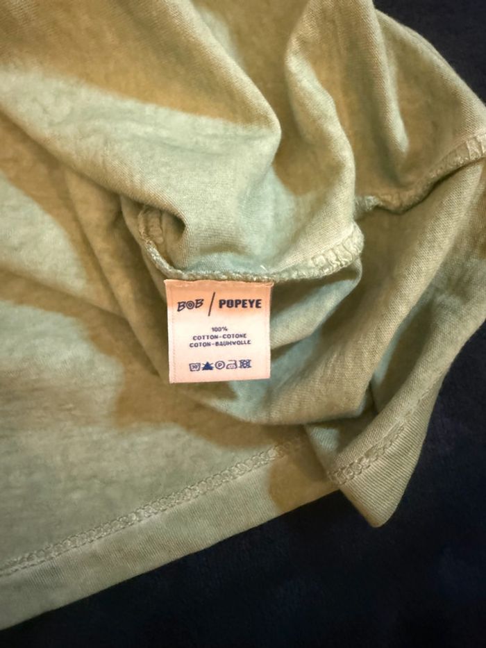 BoB – Tee-shirt "Popeye" vert olive, taille S - photo numéro 7