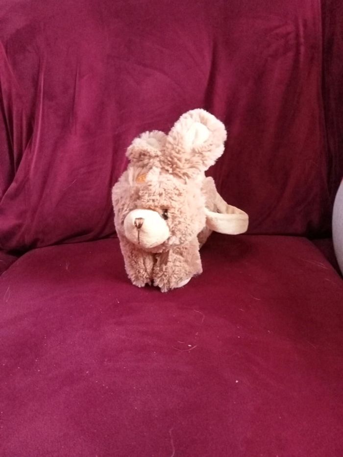 Peluche sac lapin