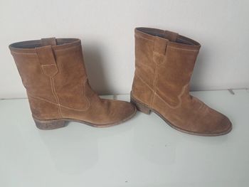 Bocage bottines low boots P.38 marron en cuir