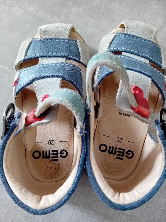 Sandales en cuir été - Pointure 20 - photo numéro 5