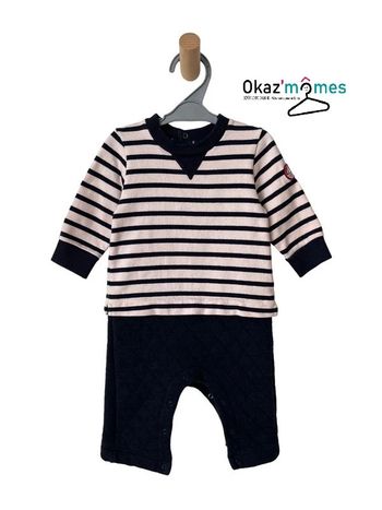 Combinaison longue effet 2 en 1 Petit Bateau - 6 mois (67cm)
