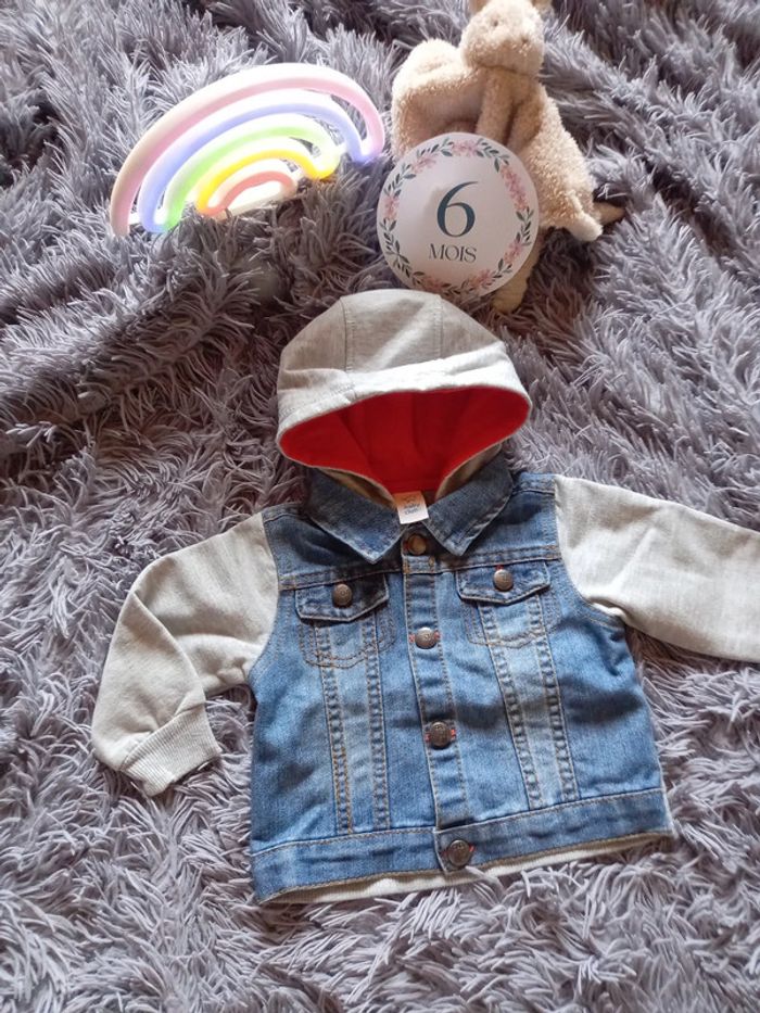Veste en jeans garçon 6 mois